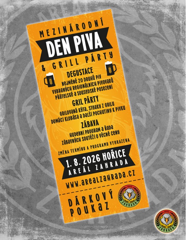 Dárkový poukaz na den piva