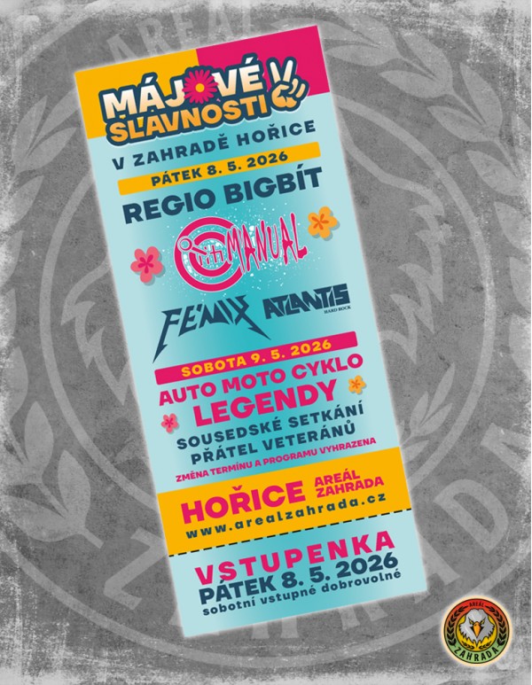 Vstupenka Májové slavnosti